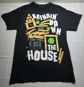 Retro Angry Birds Video Game Men's Medium T-shirt  - Picture 1 of 11