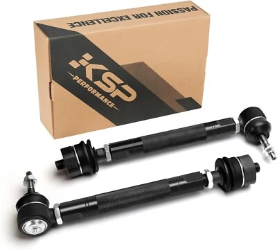 KSP 0-6" adjustable Heavy Duty Tie Rods for 1999-2007 Chevy GMC Silverado Sierra - Image 1 of 4