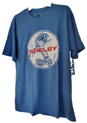 Camisa Shelby Cobra Azul Oficial Mediana Foto 1 de 2