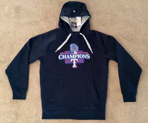 New ANTIGUA MLB TEXAS RANGERS Baseball 2023 WORLD SERIES CHAMPIONS Hoodie MEDIUM - Picture 1 of 1
