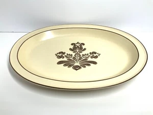 1970’s Pfaltzgraff Large 14" Oval Serving Platter Village Pattern Made in USA - Picture 1 of 7