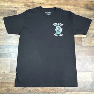 Linda Finegold Shirt Mens Large Black A**holes Live Forever Skeleton Graphic - Picture 1 of 12