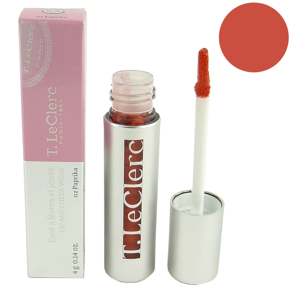 T. LeClerc PARIS 1881 Lip and Cheek Wear Lippen Stift Blush 4g - 02 Paprika - Bild 1 von 1