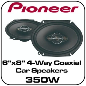Pioneer TS-A6881F - 6"X8" 4-Way Coaxial Car Replacement Speakers 350W - Picture 1 of 2