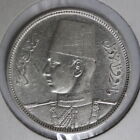 Egypt 5 Piastres 1937 Silver  (Sc30/N74)