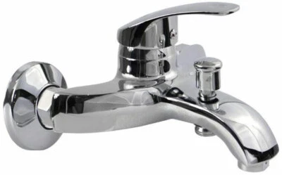 VETRINEINRETE Rubinetto vasca a muro miscelatore doccia monocomando da bagno regolabile 52329