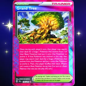 Grand Tree - ACE SPEC Raro Holo - Pokemon Juego de cartas coleccionables Stellar Crown #136/142 - Imagen 1 de 4