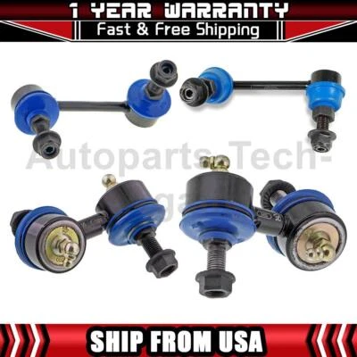 Комплект звеньев переднего заднего стабилизатора подвески Mevotech 4X для Honda CR-V 2002 2003 2004 2005 2006 - Изображение 1 из 4