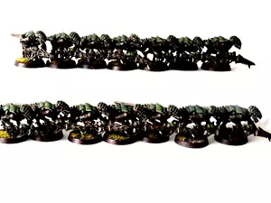 A4 WARHAMMER 40K TYRANIDS ARMY - PAINTED TERMAGANT X 14 PLASTIC MODELS - Picture 1 of 6
