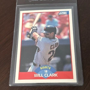 1989 Score Will Clark #450 Third Year Card - Picture 1 of 2