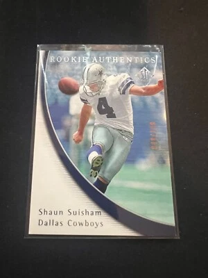 2005 SP Authentic Shaun Suisham RC rookie authentics parallel 48/100 - Image 1 of 3