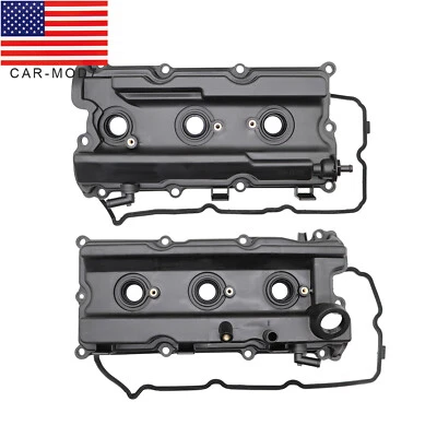 Pair Valve Cover For 05-19 Nissan Frontier Pathfinder Xterra NV1500 NV2500 4.0L — 第 1/4 张图片