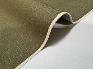 12 oz olive color selvage denim fabric with by the yard, Japanese cotton denim - Picture 1 of 6