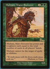 Multani, Maro-Sorcerer Urza's Legacy NM Green Rare CARD (233216) ABUGames