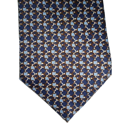 Corbata clásica genuina Pierre Balmain Paris vintage de poliéster azul para hombre rara Foto 1 de 4