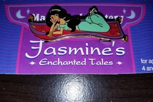 Disney Parks Aladdin Princess Jasmine Metal Hair Clip Barrette Vintage Kids NE - Picture 1 of 4