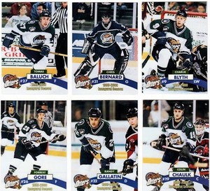 CHRIS BERNARD, MISSOURI RIVER OTTERS, RARE 1999-00 UHL MINOR CARD.