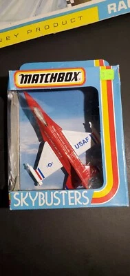 MATCHBOX SKYBUSTERS SB-24 F16 USAF - RED/WHITE * NIB * - Image 1 of 4