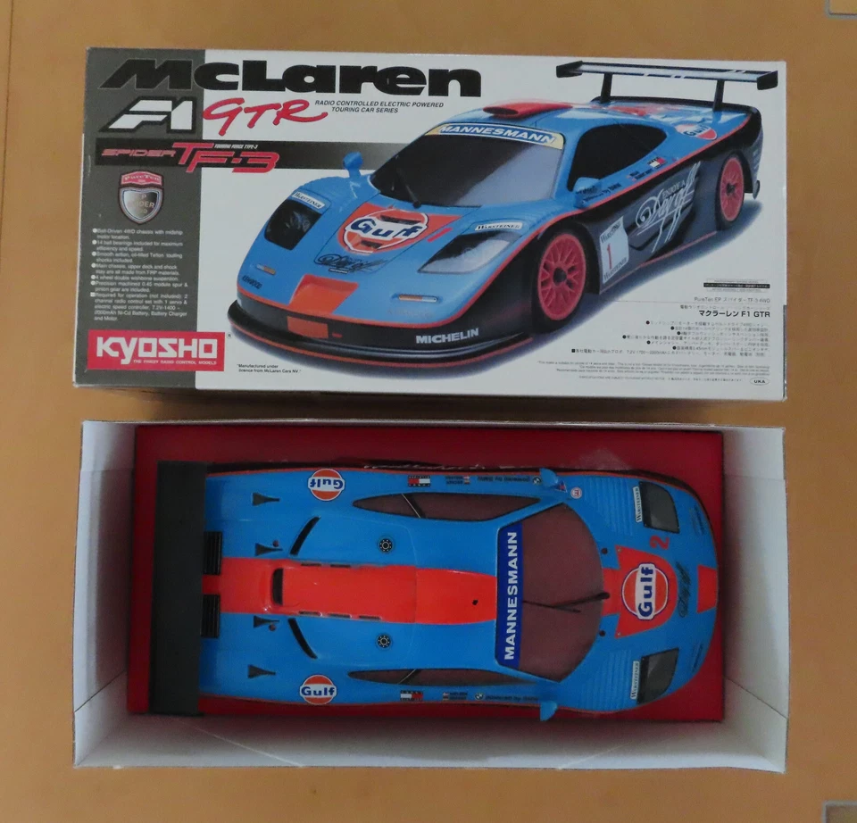 Kyosho RC 30701 Kit MC Laren F1 GTR - Painted Body Version NEW NIB RARE 1997 - Bild 1 von 4