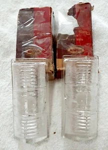 1946-1948 Plymouth Parking Light Lens Genuine Mopar Glass RH-LH Original #90 - Picture 1 of 10