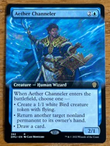 Magic The Gathering Dominaria United, Aether Channeler - Borderless - Imagen 1 de 1