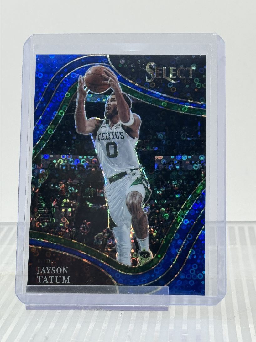 JAYSON TATUM 2021-22 SELECT BASKETBALL COURTSIDE BLUE DISCO PRIZM /25 Q1554