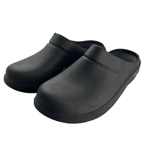 OOFOS Black Unisex Slip On Clogs Shoes Men 9 Women 11. Fair Condition Read - Bild 1 von 12