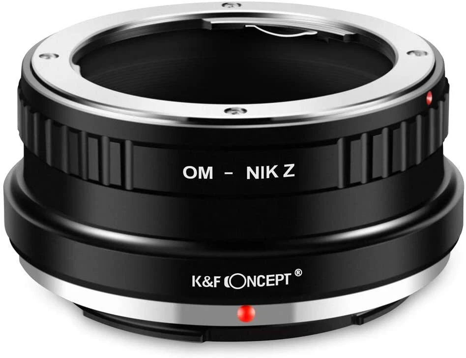 K&F Concept Manual Lens Adapter for Olympus OM Lens to Nikon Z Z6 Z7 Camera Body - Image 1 of 4