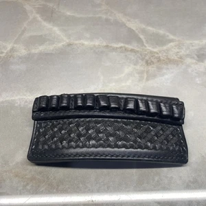 D411 BBW DON HUME Leder Gürtelschieber 12 Kugel Munitionspatrone für 38/357 #V38 - Bild 1 von 3