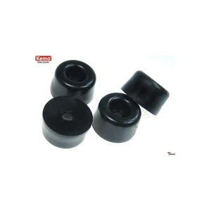 Set 50 piedini in gomma nero per case e contenitori piccolo 12 x 7 mm - Imagen 1 de 1