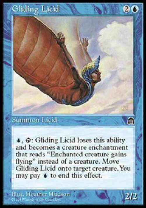 Gliding Licid - Light Play MTG Stronghold - Image 1 of 1