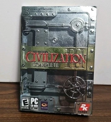 Sid Meiers Civilization III Complete (PC 2004) Boxed 3 CD’s - SEALED  - Image 1 of 4