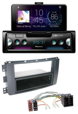 Pioneer USB MP3 Bluetooth DAB Autoradio für Smart ForFour 454 ForTwo 451 ISO - Bild 1 von 4