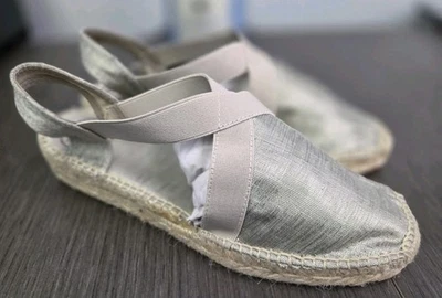 Sandalias alpargata Toni Pons Origins para mujer talla 38 (7) correa al tobillo brillante Foto 1 de 4