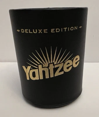 1997 Milton Bradley Yahtzee Deluxe Edition Game Replacement Felt Lined Dice Cup - Image 1 of 3