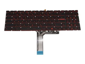 MSI Bravo 17 A4DC/A4DCR/A4DDR (MS-17FK) oryginalna klawiatura DE (niemiecka) czarna m - Zdjęcie 1 z 2