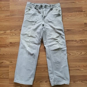Vintage Carhartt B11 DES Carpenter Duck Canvas Hose Herren 32x30 HAT GEBRAUCHSSPUREN - Bild 1 von 12