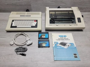 Vintage Tandy 64K Color Computer 2 Model 26-3127 TRS-80 & DMP-110 Matrix Printer - Picture 1 of 17
