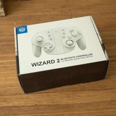NYXI Wizard 2 Gamecube Switch Controlador Wii PC Joystick Inalámbrico Blanco Foto 1 de 4