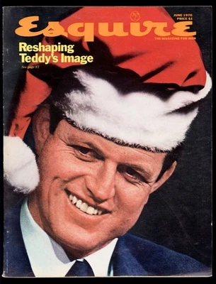 ESQUIRE magazine June 1970 * Teddy Kennedy, Tennis, car fashion advertising Foto 1 de 4