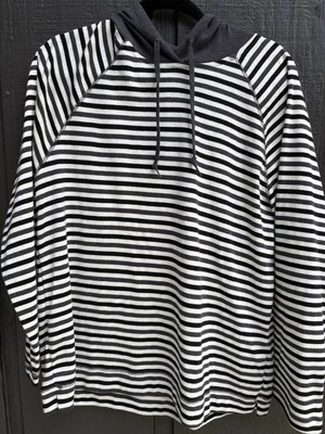 Sudadera con capucha Catalina para mujer suéter grande a rayas Foto 1 de 4