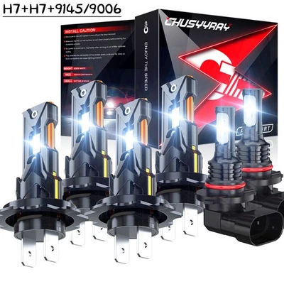 Combo de 6 faros antiniebla LED para Mercedes-Benz CLK320 CLK500 2004-2005 Foto 1 de 4