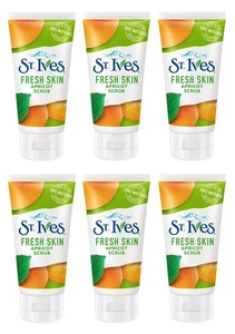 6x St. Ives Fresh Skin Apricot Scrub 150ml – Deep Exfoliating Face Cleanser - Picture 1 of 1