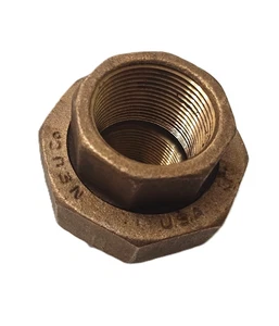 NEUCO MADE IN THE USA Brass Pipe Union 1-1/4" Fitting, FNPT Class 250, Lead Free - Picture 1 of 5