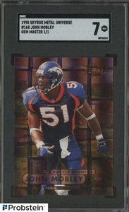 1998 Skybox Metal Universe Gem Master #168 John Mobley 1/1 SGC 7 NM - Picture 1 of 2