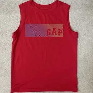 Gap Tank Boys 8 Red Dryfit - Picture 1 of 3