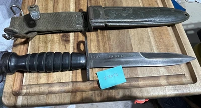 Cuchillo miliátrico vintage Camillus M3 funda sin marca (27051) Foto 1 de 4