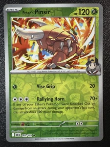 Ethan's Pinsir 001/182 Holograma Inverso Poco Común SV10: Destined Rivals Casi Nuevo - Imagen 1 de 2
