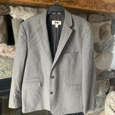 Joseph Abboud Blazer Mens XL Gray Wool Blend Classic Fit Sport Coat Jacket - Image 1 of 4