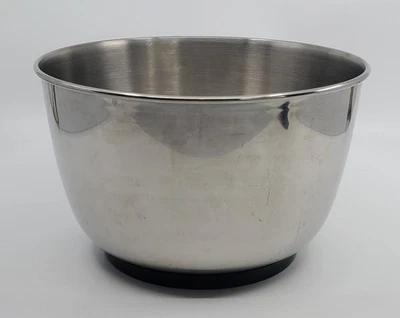 Cuenco mezclador de repuesto para batidora de pie●sin marca●acero inoxidable●5,24"X8,5" Foto 1 de 4